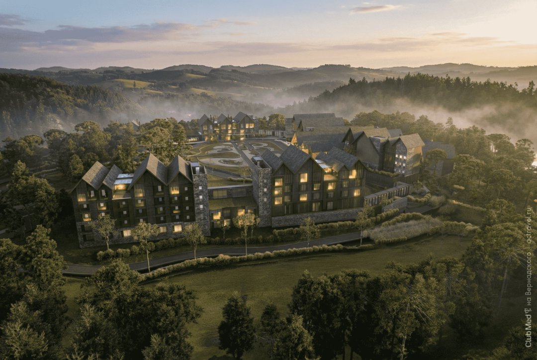 Общий вид курорта Club Med Gramado