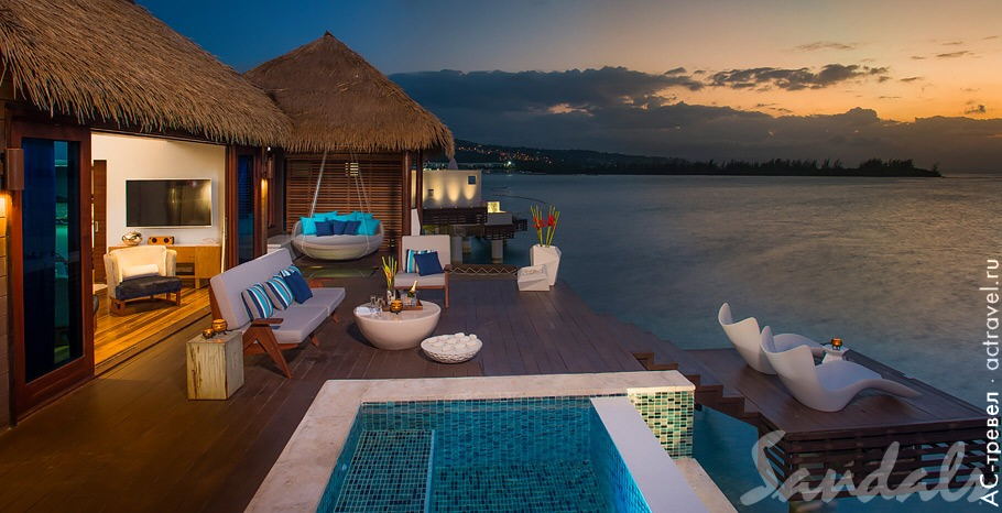  Over the Water Private Island Butler Villa with Infinity Pool   Sandals Royal Caribbean