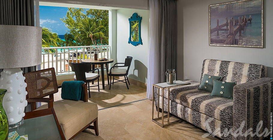  Beachfront Club Level Suite   Sandals Barbados