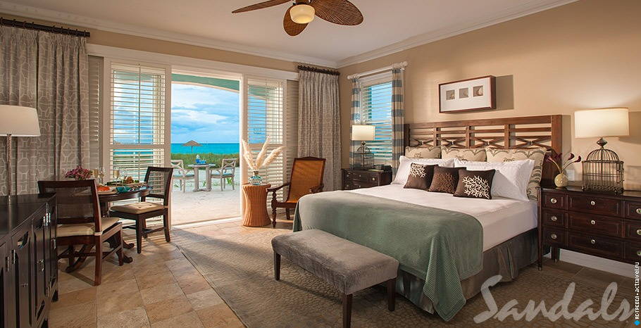  Beachfront Walkout Butler Junior Villa Suite   Sandals Emerald Bay