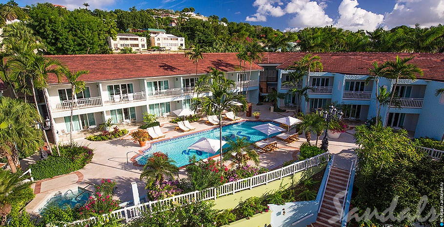  Sunset Bluff Luxury Poolside Walkout Club Level Room   Sandals Grande Antigua