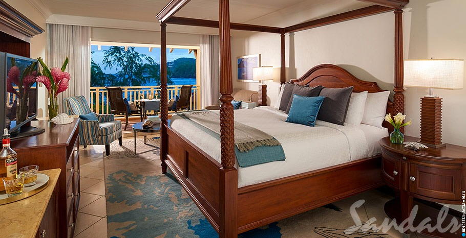  Caribbean Oceanview Penthouse Club Level Room   Sandals Grande St. Lucian