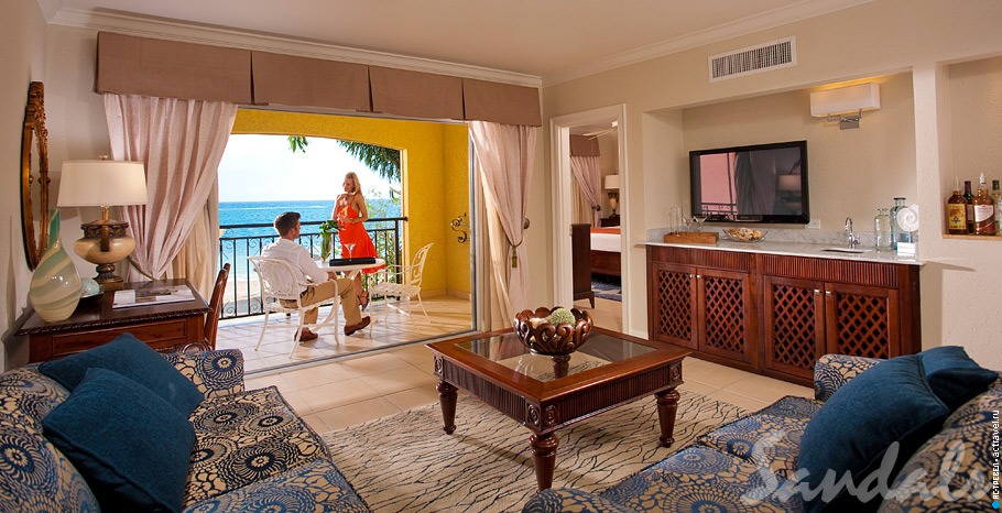  Beachfront One Bedroom Walkout Butler Suite  Sandals South Coast