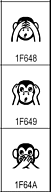    (no evil monkeys)    UNICODE-6